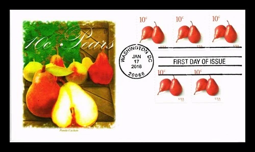US COVER PEARS FIRST DAY ISSUE PANDA CACHET