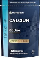 Calcium Tabletten 800Mg | Aus Calcium Carbonat | 180 Vegane StüCk