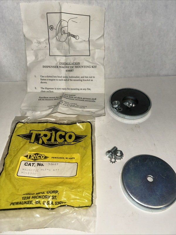 Trico Magnetic Mount Kit MD-1000 Coolant System Mounting Magnets New 