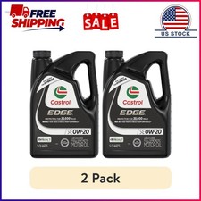 (2 pack) Castrol EDGE 0W-20 Advanced Full Synthetic Motor Oil, 5 Quarts 36.79 per gallon