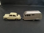 MATCHBOX LESNEY FORD PREFECT AND BLUEBIRD DAUPHINE CARAVAN--Y912