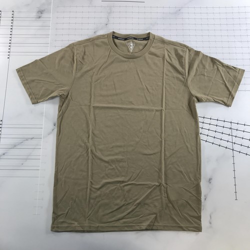 Oakley Shirt Mens Large Beige Hydrolix Classic Performance Short Sleeve Tee
