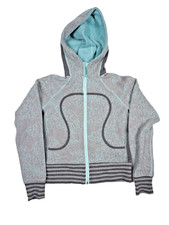 Lululemon Scuba Hoodie 6 Full Zip Teal Yoga