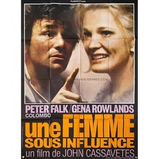 A WOMAN UNDER INFLUENCE French Movie Poster  - 47x63 in. - 1974 - Gena Rowlands,