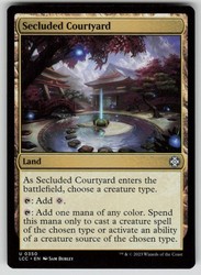 Secluded Courtyard #350 Commander: The Lost Caverns of Ixalan Uncommon Land