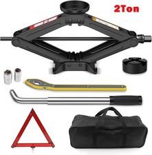 for Jaguar XF XE X Heavy Duty 2 Ton Scissor Car Lift Jack Wheel Brace Tool Kit