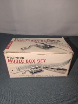 Kikkerland Make Your Own Music Box Kit 