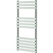 Blyss Towel Rail Radiator Chrome Flat Bathroom Warmer Ladder (H)97.4x(W)50cm