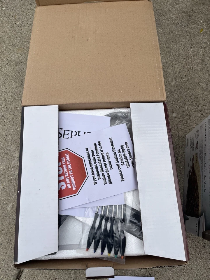 Совершенно новый шоколадный фонтан фондю SEPHRA Elite 18 дюймов - Изображение 4 из 4