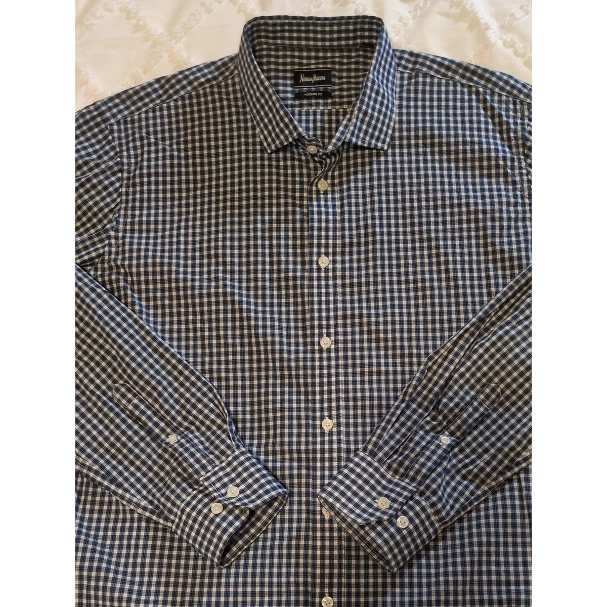 neiman marcus men's dress shirts Eton Men's Signature Twill Slim-Fit Dress Shirt