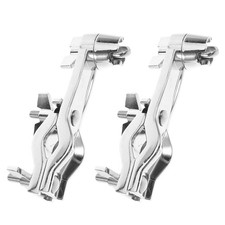 2 Pcs Jazz Drum Extension Stand Clamp Lifter Cowbell Mount Holder