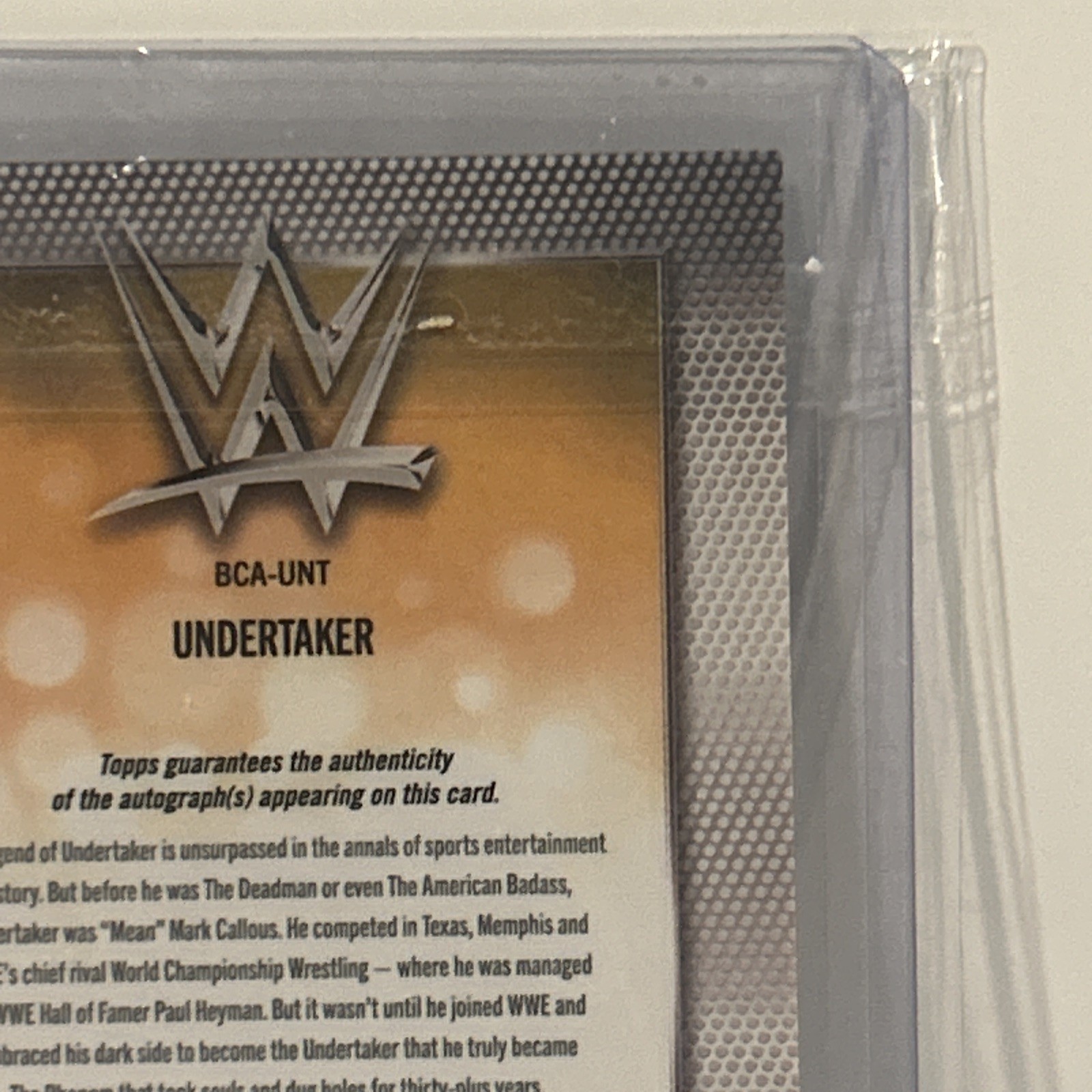 Undertaker Inscription “Rest In Peace” Auto 1/10 2026 Topps Chrome view 10