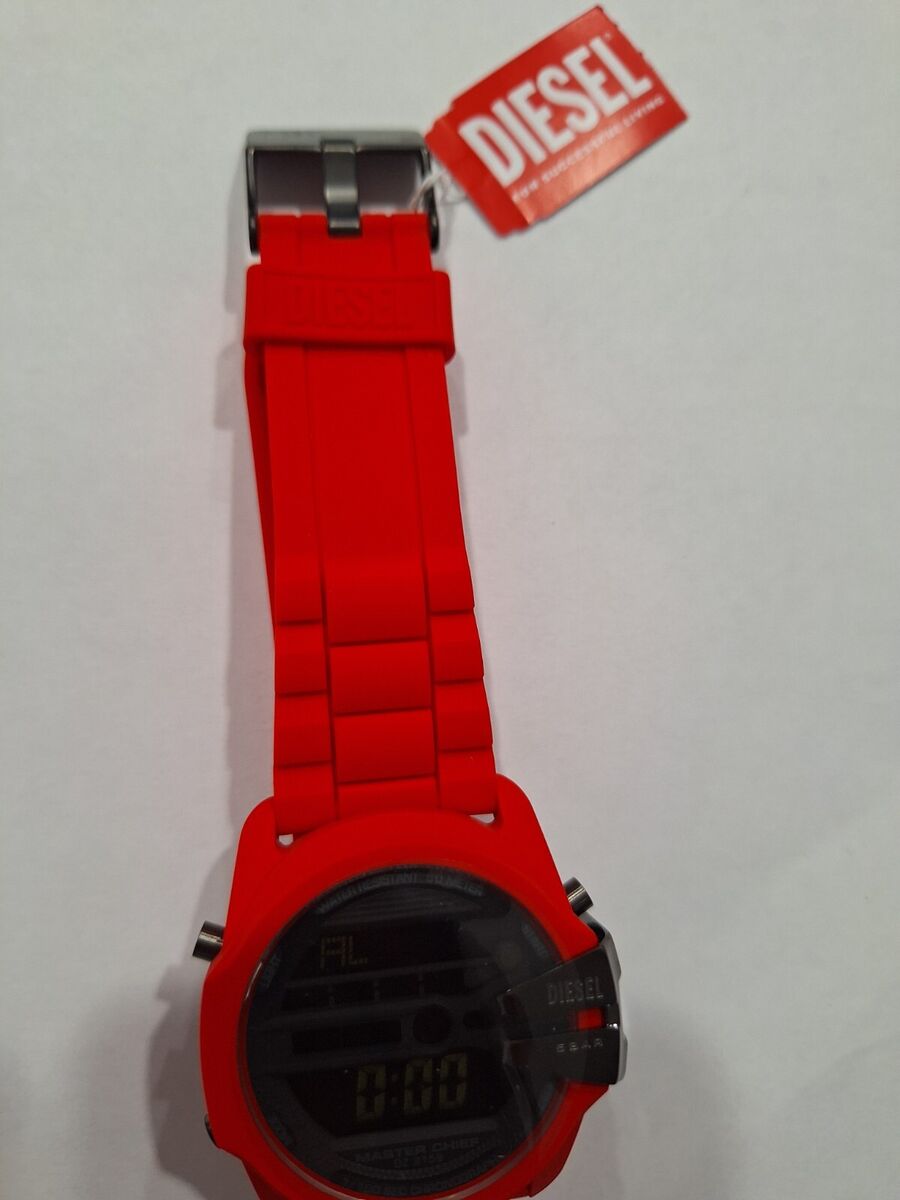 Diesel DZ2159 Master Chief Digital Red Watch - Brand New | eBay Diesel DZ2159 Master Chief Digital Red Watch - Brand New | eBay