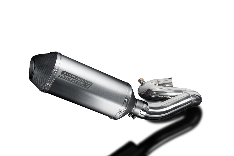 Kit silenciador escape titanio X-Oval 10" Slip On Honda CBR1000RR 2008-2016 Foto 4 de 4