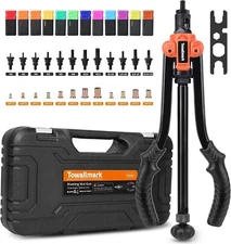 Towallmark RG04 Tool & Home  Improvement Riveting Nut Gun with 12PCS Mandrels