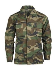 GIACCA MILITARE MIMETICA AMERICANA  BDU  RIP STOP WOODLAND TEESAR ®