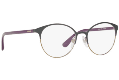 Eyeglass Frames Vogue VO 4011 999 Charcoal/Purple/Gold Metal  display picture 2