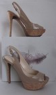 Jessica Simpson Tacey Nude Patent Platform Slingback Heel