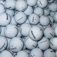 100 BRAND NEW TITLEIST TOUR PRACTICE Range Golf Balls FREE SHIPPING
