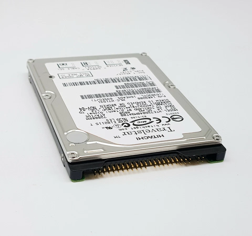 Hitachi Travelstar 14R9200 HTE726040M9AT00 40GB 7200RPM ATA/IDE 2.5" HDD - Image 3 of 4