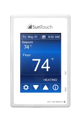 SunTouch SunStat Command Touch Screen Programmable NOT WIFI Thermostat 500850-SB