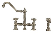 Whitehaus WHKBTCR3-9201-NT-BN - Kitchen Faucet in Brushed Nickel