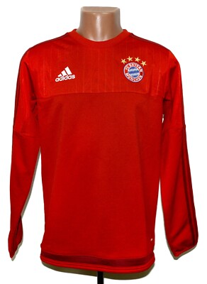 BAYERN MÜNCHEN 2015/2016 TRAINING FUSSBALL TOP ADIDAS GRÖSSE S ERWACHSENE