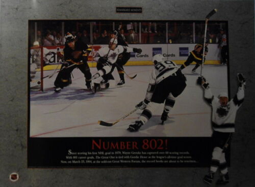 WAYNE GRETZKY ORIGINAL COLLECTOR'S 802 POSTER 18" X 24" LA KINGS