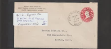 1908 East Pepperell Mass 1909 advt corner Pepperell Card & Paper Co (e350)