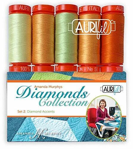 Aurifil Designer Thread Collection-Amanda Murphy Diamonds Collection Set 2