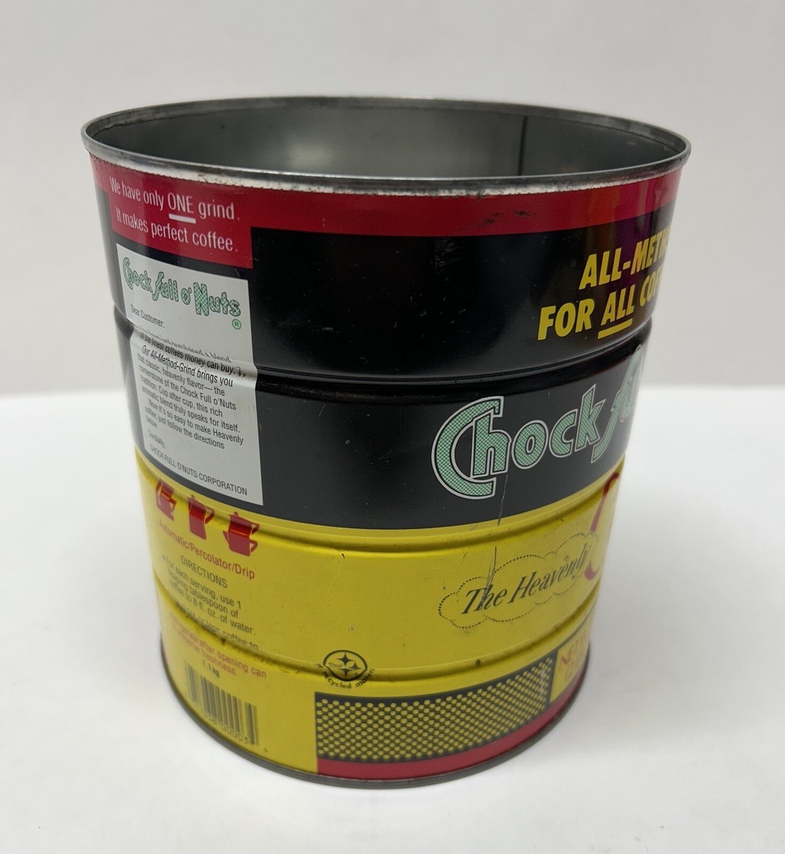【フランス便】ビンテージ◆ボックス◆ Vintage Chock Full O' Nuts 2 LB Coffee Can Empty/No Lid | eBay