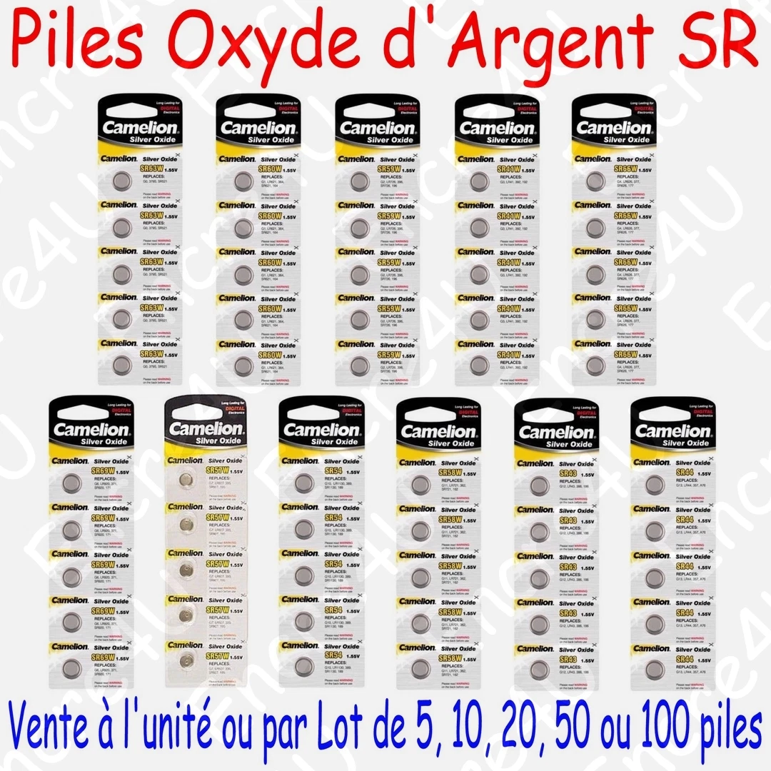 PILE BOUTON RENATA 377 OXYDE D ARGENT 1,55V