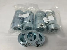 Lot of (25) 1” Bore Set collar, stop zinc plated  Fast Free Shipping!