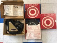 Vintage Magnajector Model MJ100  3 Gaf 100 Slide Tray For Anscomatic Projector