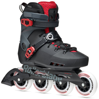 Rollerblade Maxxum XT Inliner Inline-Skates Fitness 90 mm/85 A Schwarz/Rot