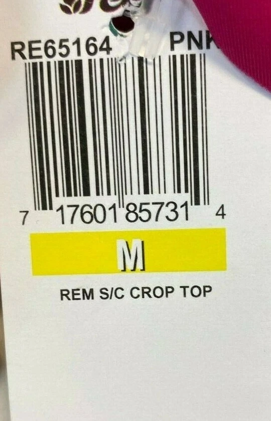 Top de bikini corto rosa Reef para mujer talla mediana - Foto 3 de 3