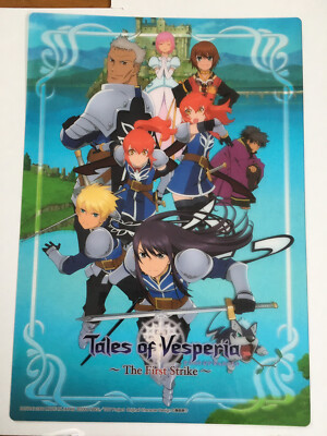 Tales of Vesperia: The First Strike Movie Clear Plastic Card Jumbo Carddass