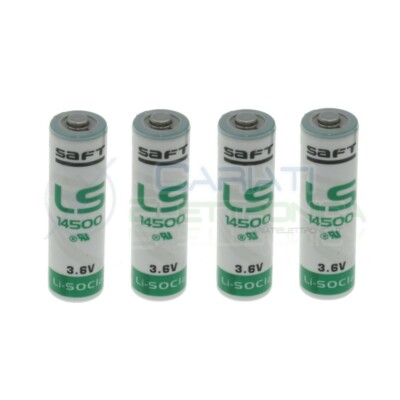 Batteria Allarme DUEVI BAT7V2SENS - Pila Saft 2xLS14500 Da 7,2V Per Sensori E Tastiere (Italia)