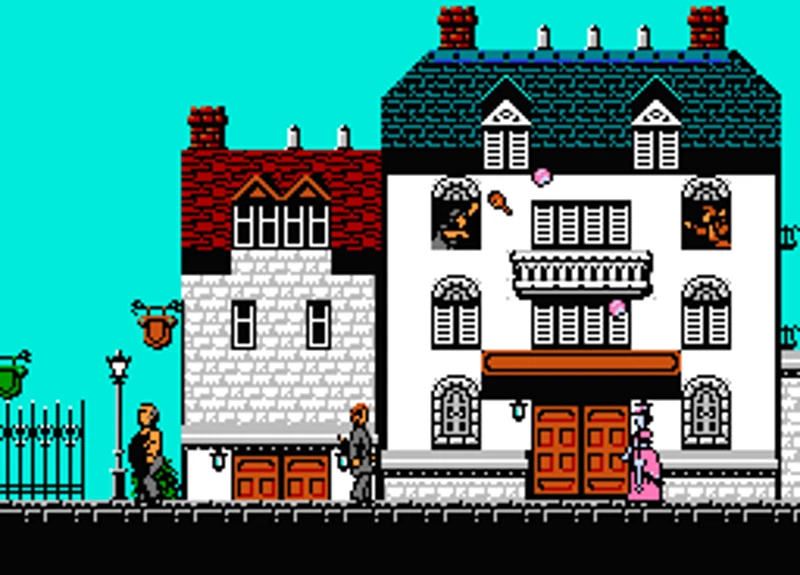 Famicom  Dr. Jekyll and Mr. Hyde Homa ga toki Action Video game software USED - Image 4 of 4