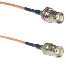 RG316 BNC FEMALE SM BULKHEAD to BNC FEMALE RF Cable Rapid-SHIP LOT