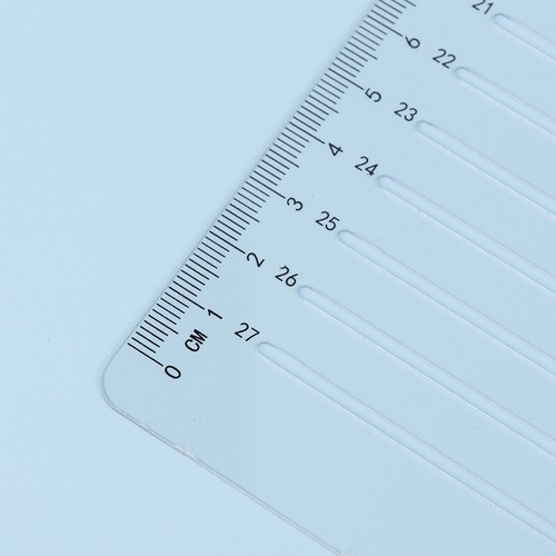 High Quality Straight Line Stencil Ruler Transparent Markings Ruler Template-j - Picture 4 of 15
