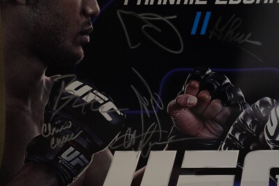 Benson Henderson Frankie Edgar Cowboy Max +16 Signed by Card UFC