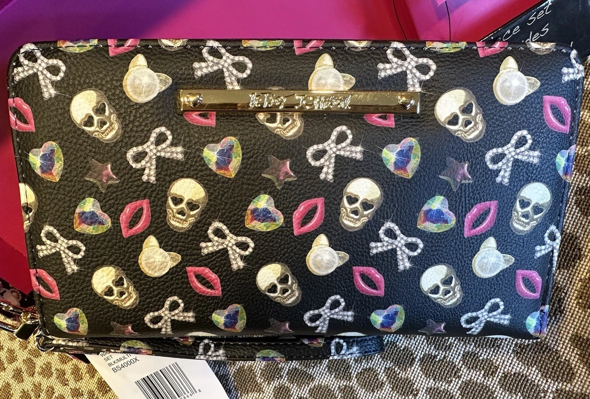 Betsey johnson purse online and wallet set
