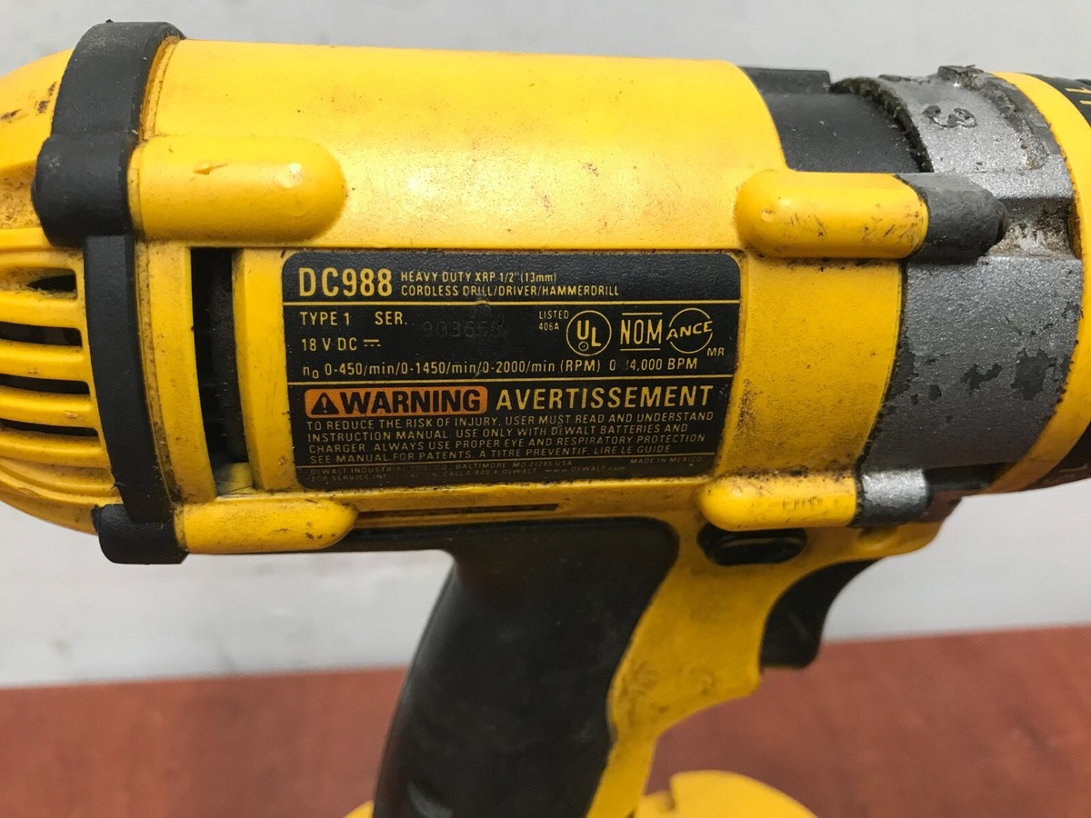 Dewalt DC988 18V XPR 1/2