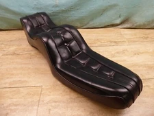 1970's-80's Harley FL/FX Touring Drag Specialties Custom 2-Up Seat PL1024-S2+