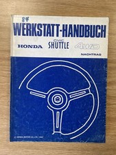HONDA CIVIC SHUTTLE 4WD 1985 WERKSTATTHANDBUCH NACHTRAG 64SD920