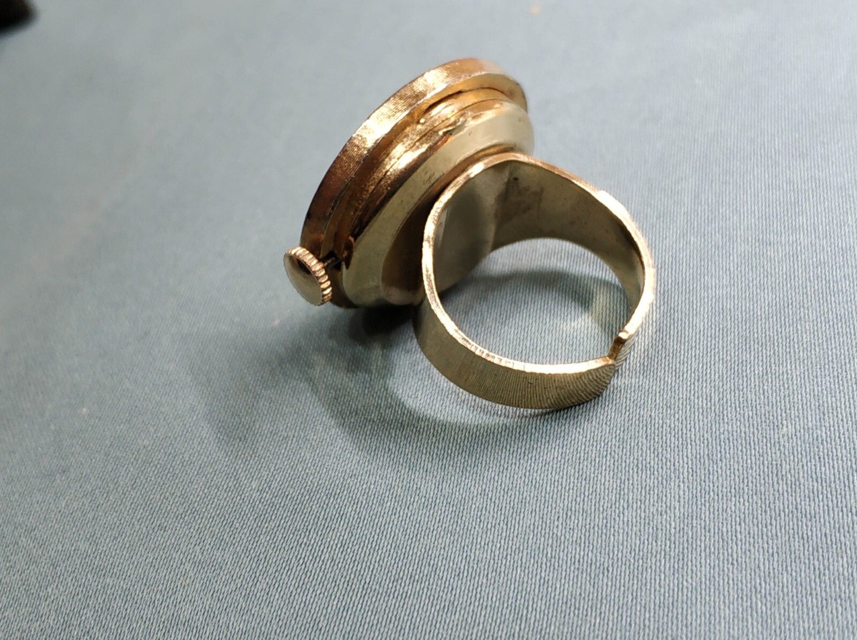 Sheffield Ring Watch Swiss Made Untested LADIES RING WATCH - marked  main image 2