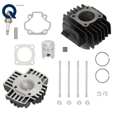 LABLT 50cc Cylinder Piston Gasket Head Top End Kit For Yamaha PW50 1981-2018