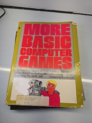 MORE BASIC COMPUTER GAMES 84 Games for Your Personal Computer all in BASIC 1979