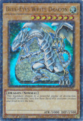 BLUE-EYES WHITE DRAGON HAC1-EN001 1ST ED YUGIOH (DUEL TERMINAL